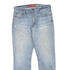 DICKIES Womens Regular Fit Light Blue Denim Jeans W32 L30 Zip Closure Casual