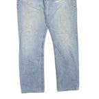 DICKIES Womens Regular Fit Light Blue Denim Jeans W32 L30 Zip Closure Casual