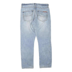 DICKIES Womens Regular Fit Light Blue Denim Jeans W32 L30 Zip Closure Casual