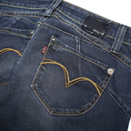 LEVI'S Revel Womens Jeans Blue Slim Skinny Denim Medium W29 L32 Stretch