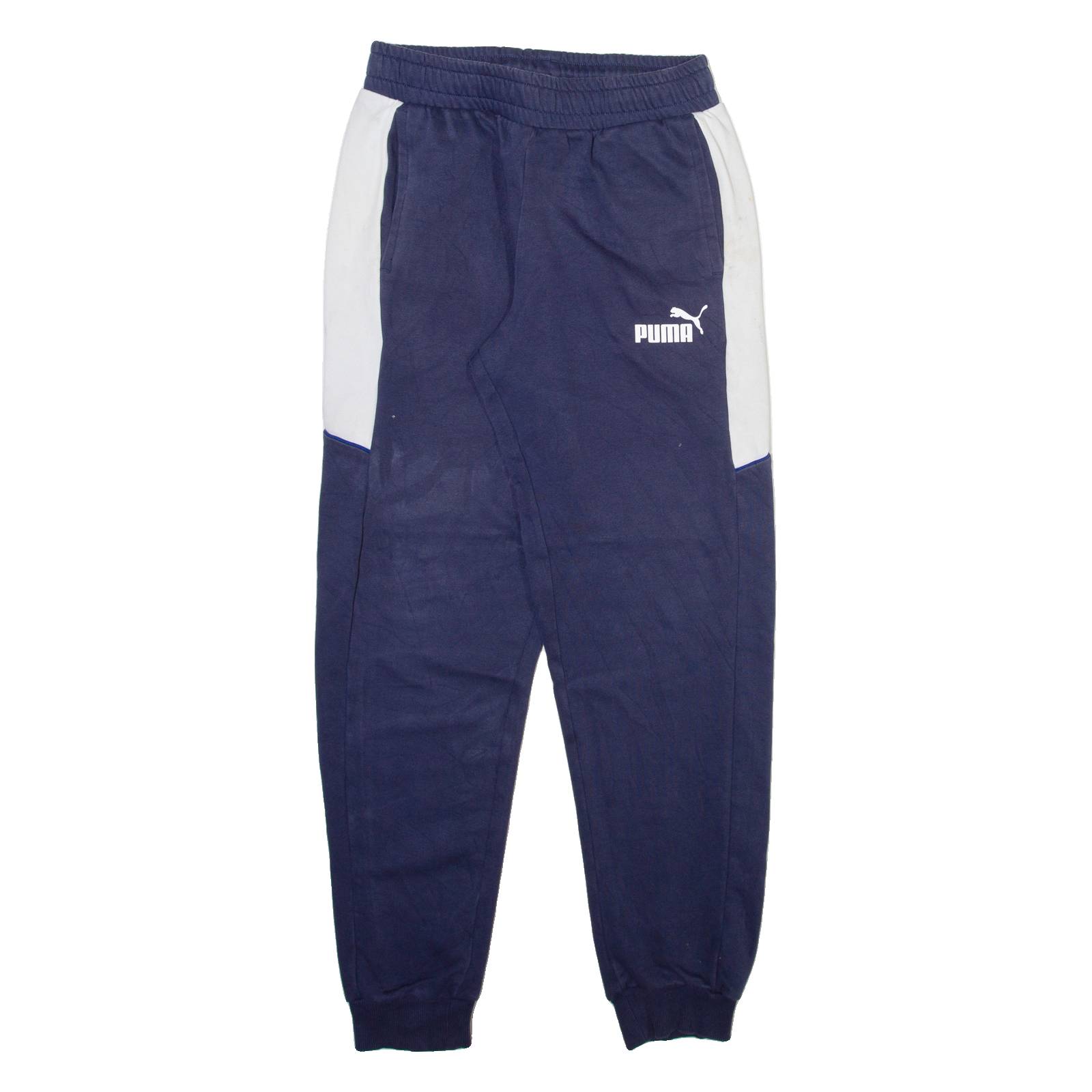 PUMA Womens Joggers Blue Tapered S W26 L29