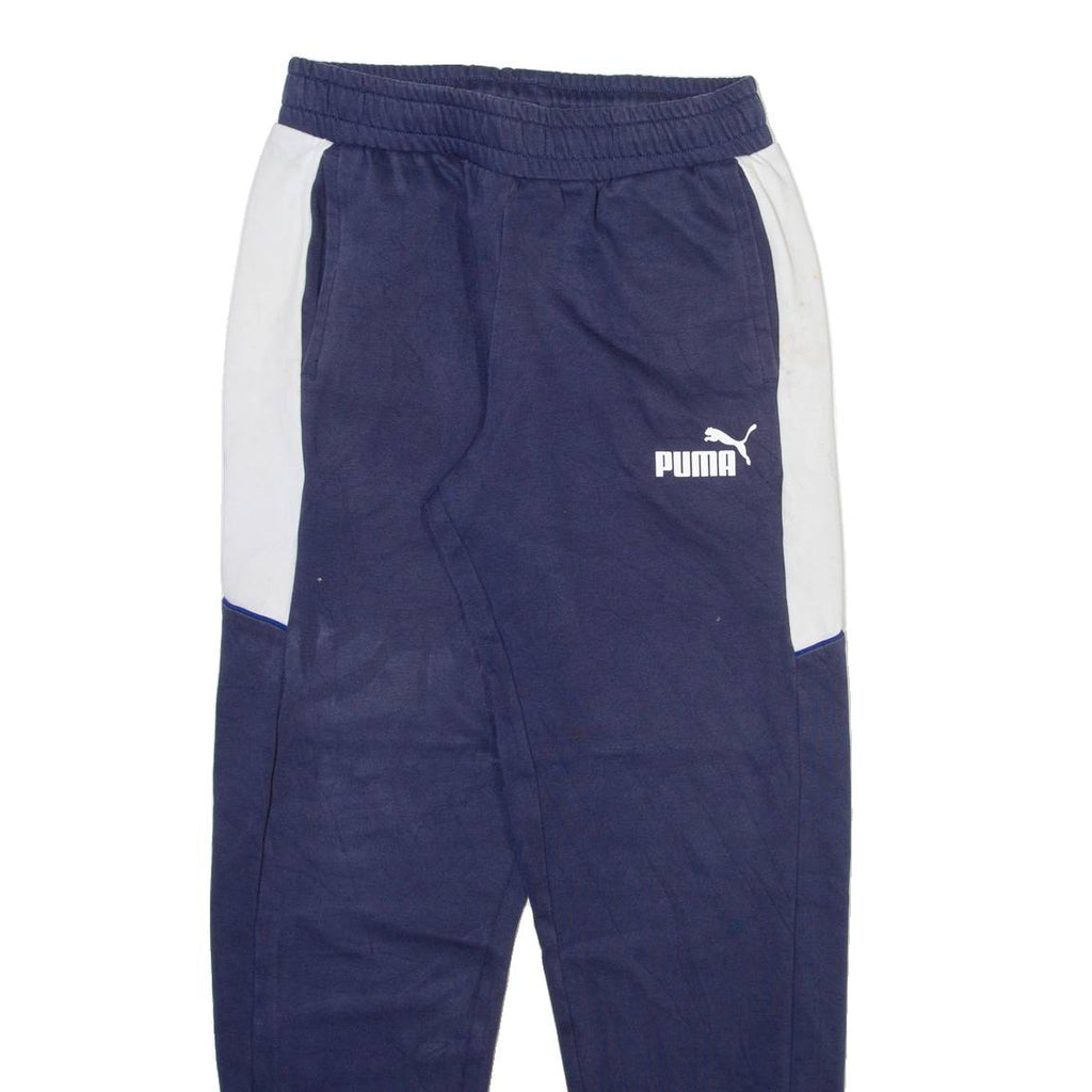 PUMA Womens Joggers Blue Tapered S W26 L29