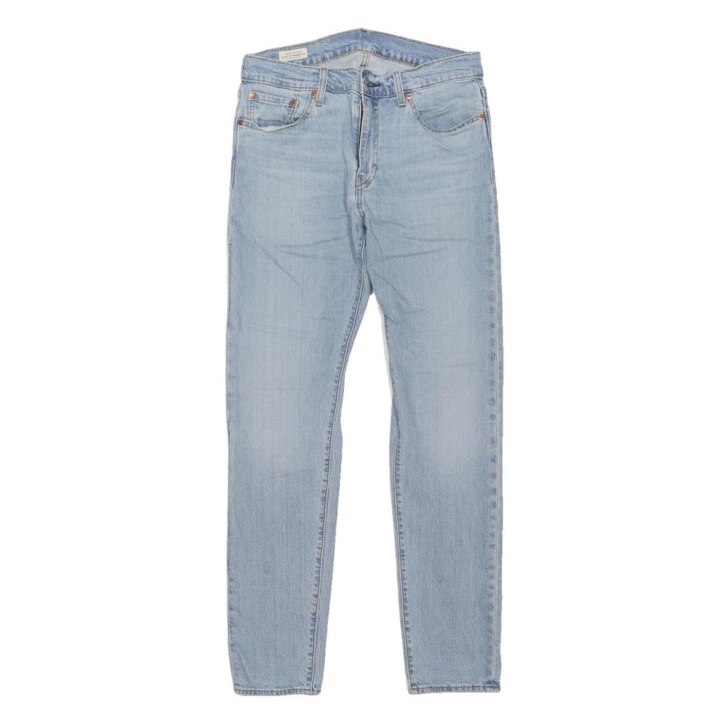 LEVI'S 512 BIG E Mens Jeans Blue Regular Skinny Denim Light W30 L31 Button
