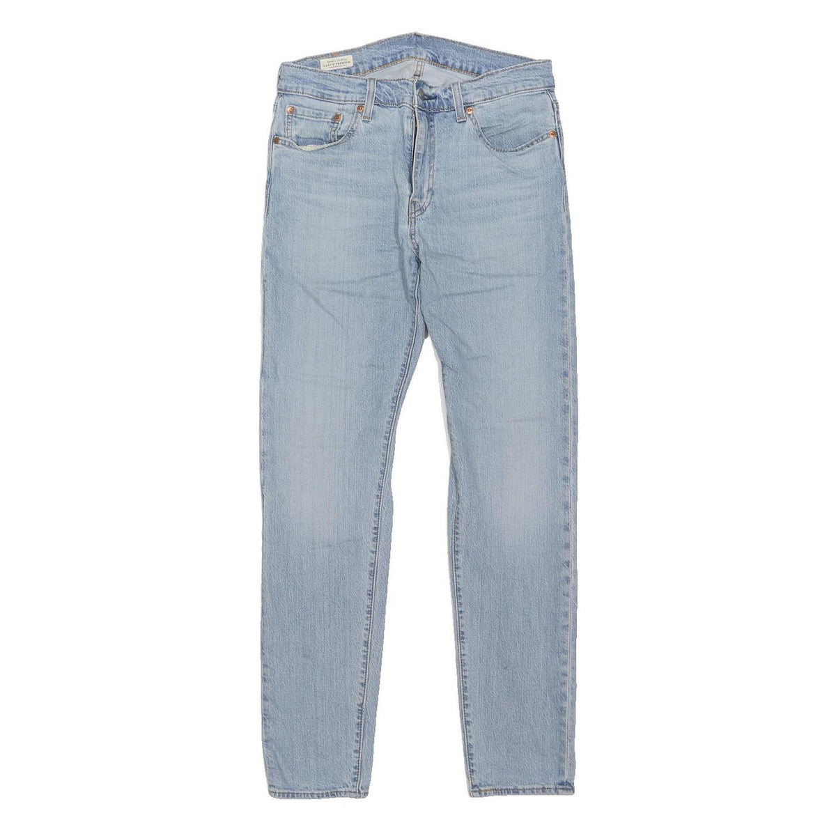 LEVI'S 512 BIG E Mens Jeans Blue Regular Skinny Denim Light W30 L31 Button