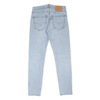 LEVI'S 512 BIG E Mens Jeans Blue Regular Skinny Denim Light W30 L31 Button