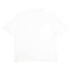 KAPPA Mens White Cotton Polo Shirt L Logo Short Sleeve Basic Casual