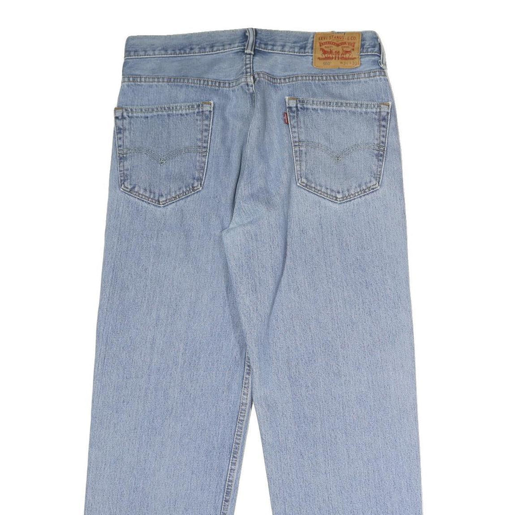 LEVI'S 550 STRAIGHT Mens Jeans Blue Relaxed Straight Denim Medium W34 L30