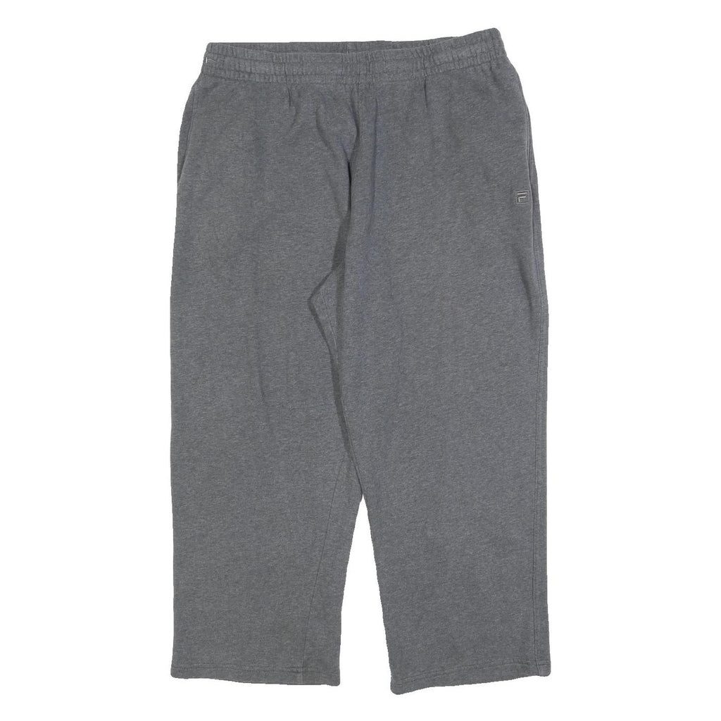 FILA Womens Joggers Grey Slim Straight 2XL W36 L27 Cotton Blend Comfortable