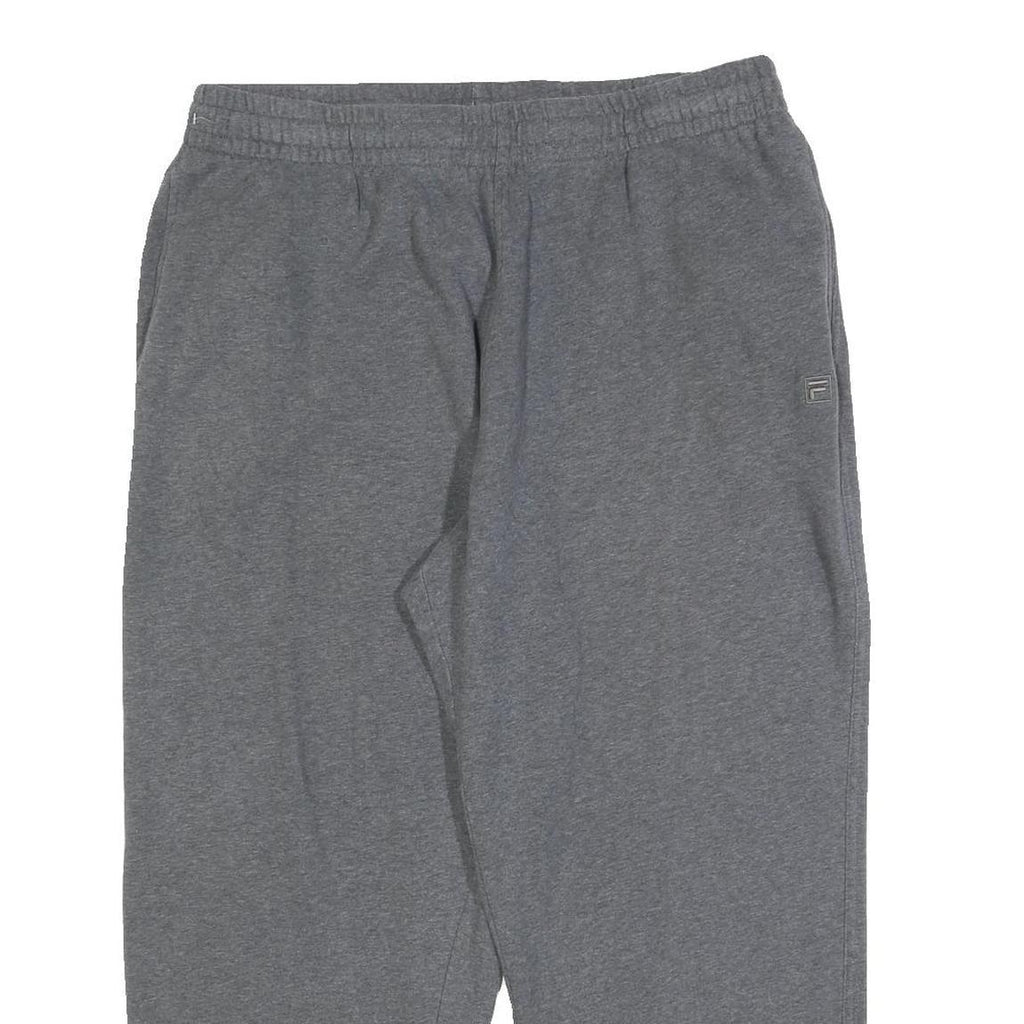 FILA Womens Joggers Grey Slim Straight 2XL W36 L27 Cotton Blend Comfortable