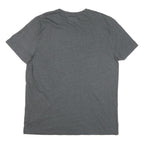 NAUTICA Mens Grey V-Neck T-Shirt 2XL Cotton Blend Casual Summer Wear