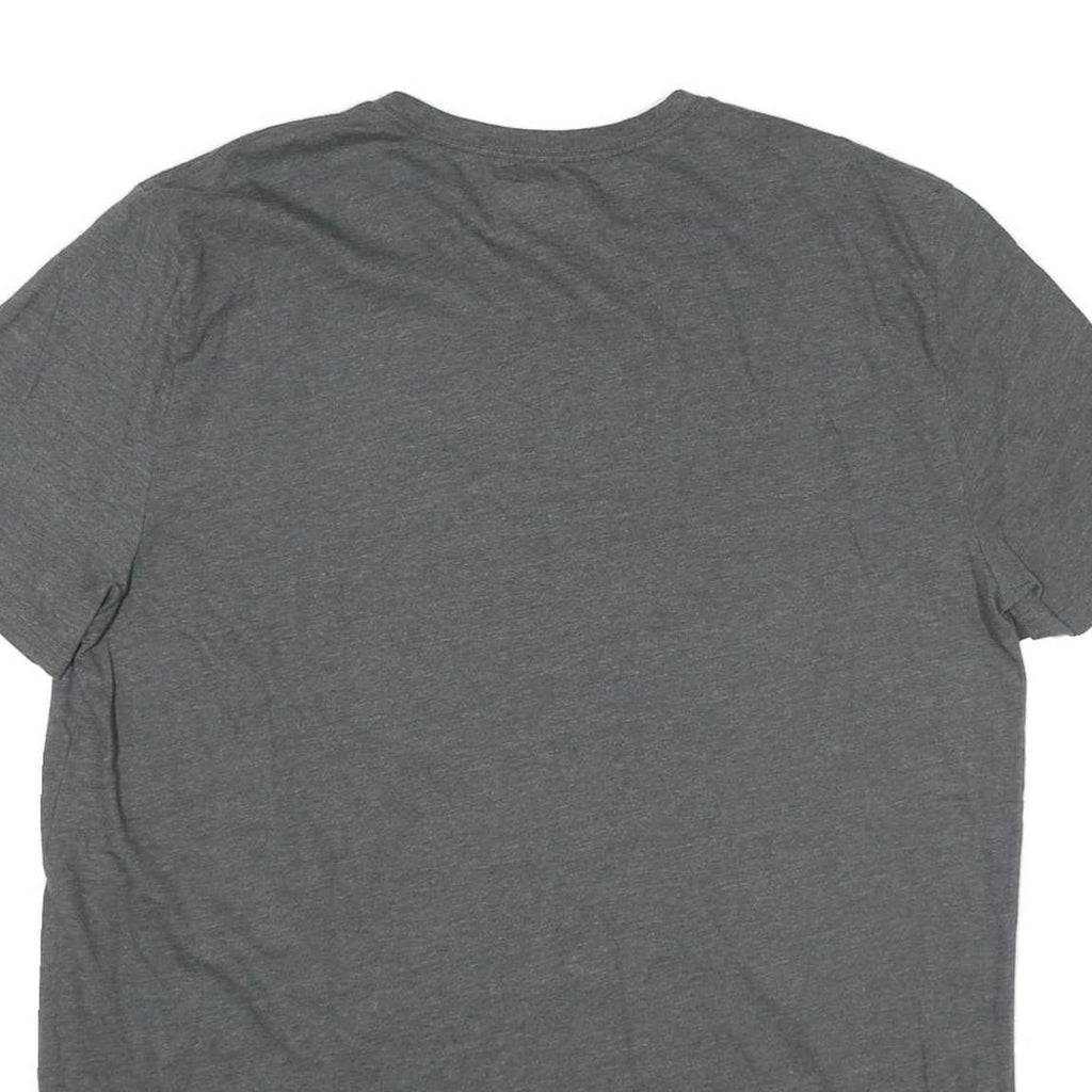 NAUTICA Mens Grey V-Neck T-Shirt 2XL Cotton Blend Casual Summer Wear
