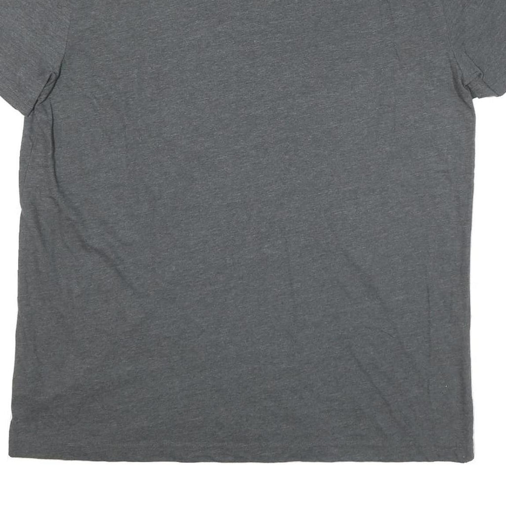 NAUTICA Mens Grey V-Neck T-Shirt 2XL Cotton Blend Casual Summer Wear