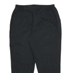 LEE Womens Cotton Black Regular Fit Straight Leg Trousers W34 L30 Comfortable