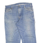 DICKIES Mens Relaxed Light Blue Denim Jeans W38 L27 Workwear Casual Zip
