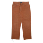 GUESS Mens Trousers Brown Regular Straight W32 L28