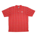 CALLAWAY GOLF Mens Red Check Short Sleeve Polo Shirt 2XL Cotton Golf Wear