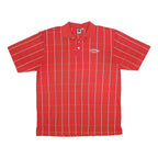 CALLAWAY GOLF Mens Red Check Short Sleeve Polo Shirt 2XL Cotton Golf Wear