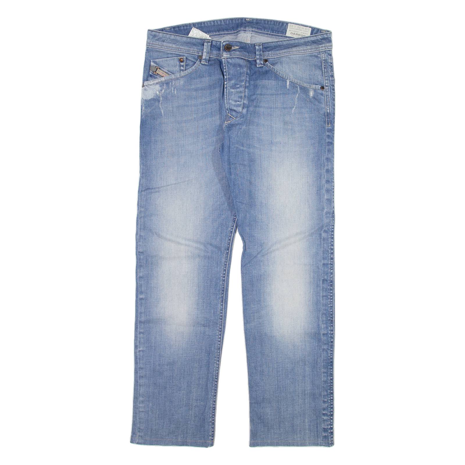 DIESEL Mens Trousers Blue Slim Straight W31 L27