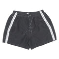 CALVIN KLEIN Mens Shorts Black XL W28 Logo Tape Casual Polyester Drawstring