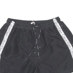 CALVIN KLEIN Mens Shorts Black XL W28 Logo Tape Casual Polyester Drawstring