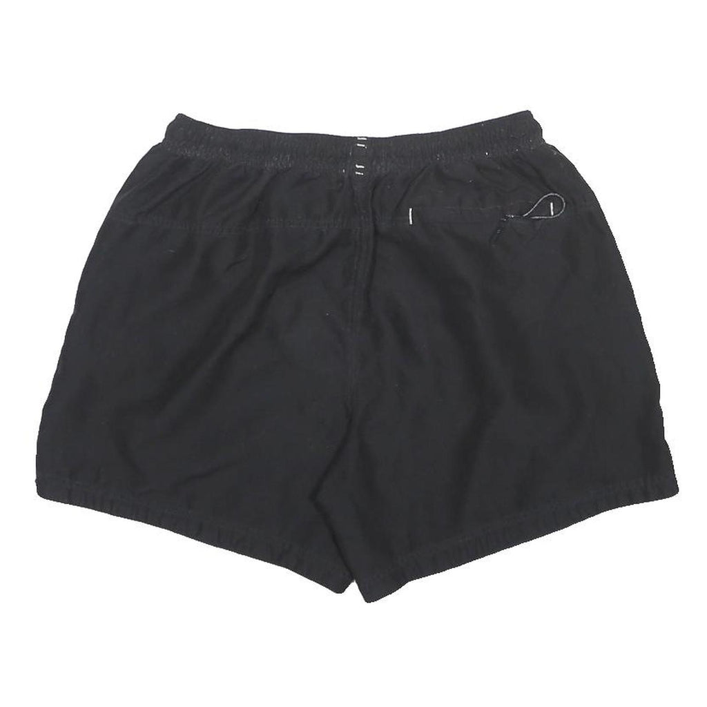 CALVIN KLEIN Mens Shorts Black XL W28 Logo Tape Casual Polyester Drawstring
