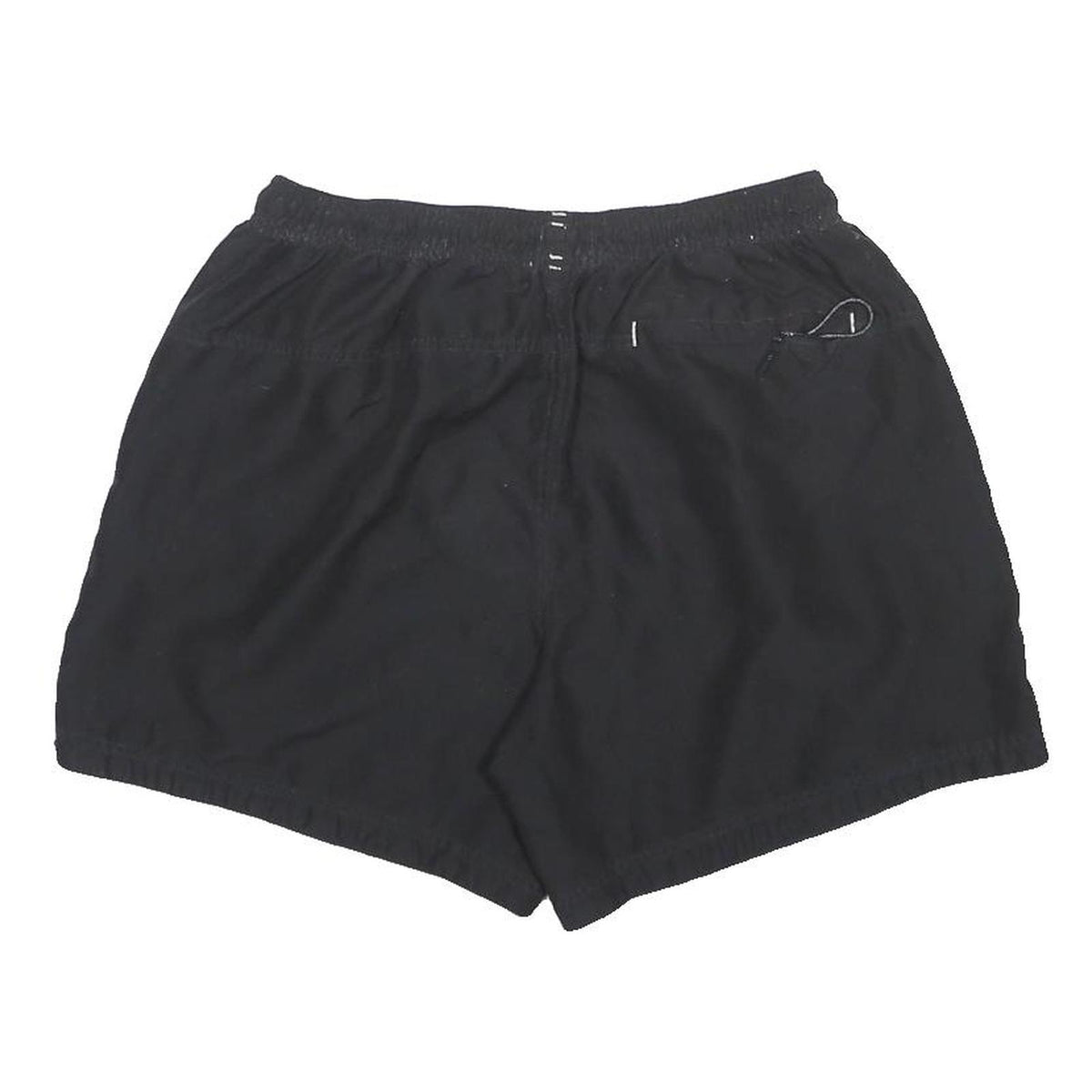 CALVIN KLEIN Mens Shorts Black XL W28 Logo Tape Casual Polyester Drawstring