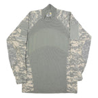 MASSIF Mens Grey Pullover Sweatshirt XL Tactical Military Combat Style