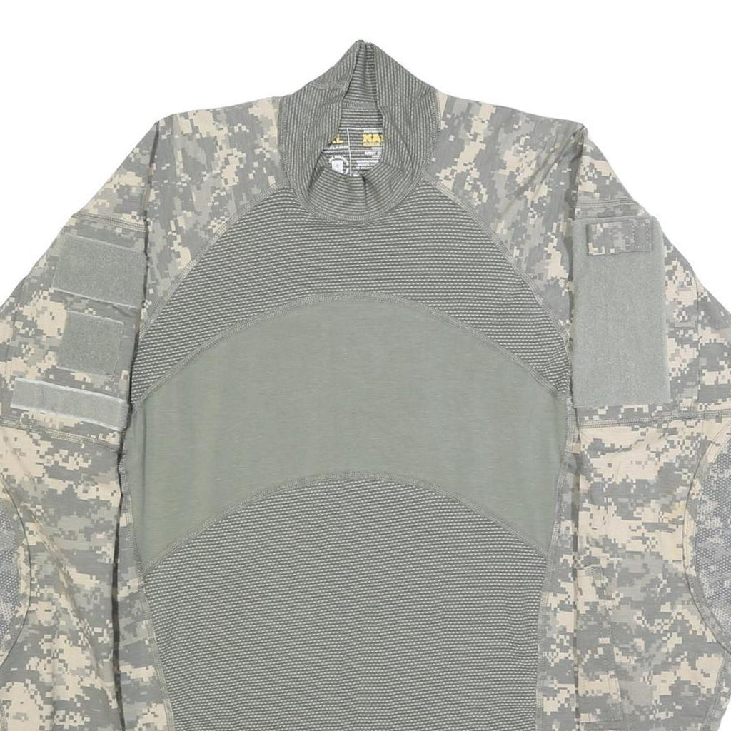 MASSIF Mens Grey Pullover Sweatshirt XL Tactical Military Combat Style