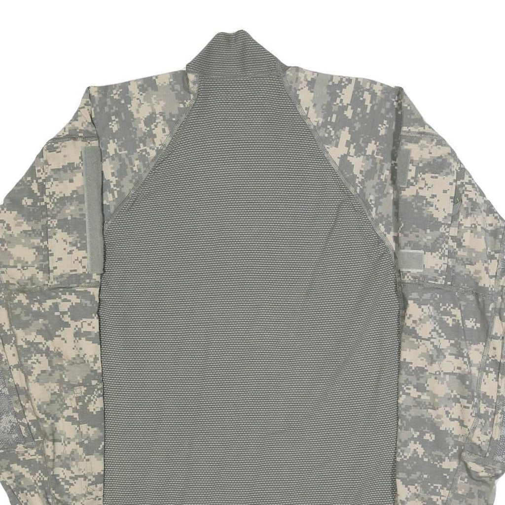 MASSIF Mens Grey Pullover Sweatshirt XL Tactical Military Combat Style