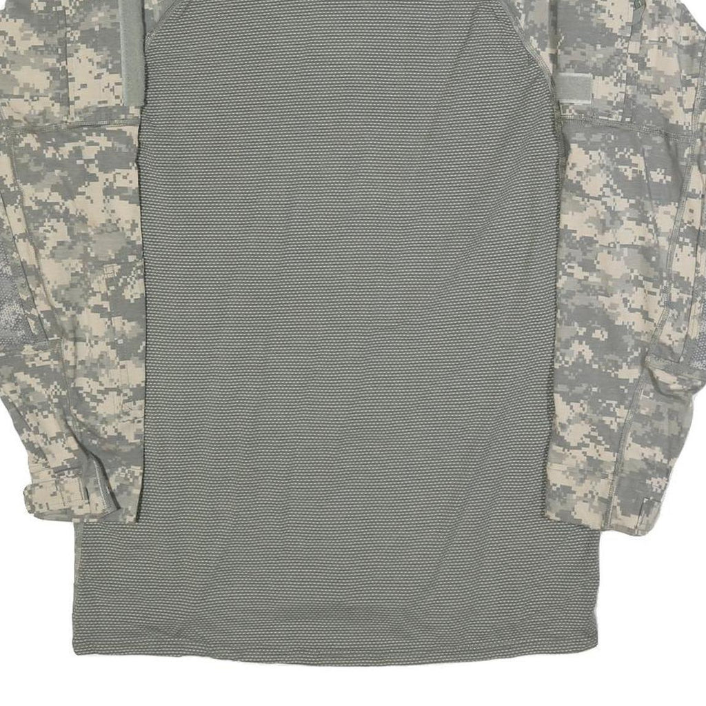 MASSIF Mens Grey Pullover Sweatshirt XL Tactical Military Combat Style