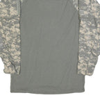 MASSIF Mens Grey Pullover Sweatshirt XL Tactical Military Combat Style