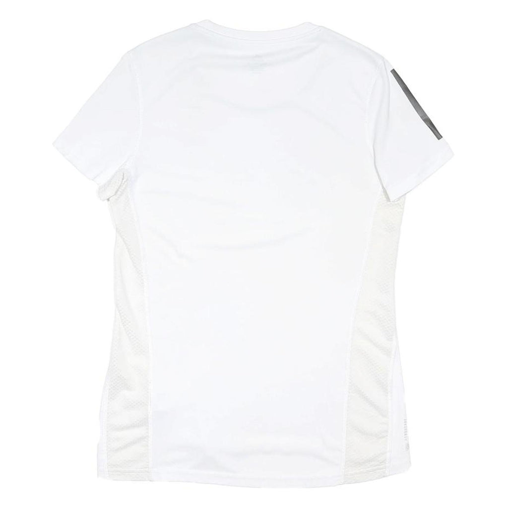 ADIDAS RUNNING Womens White Short Sleeve Crew Neck Sports T-Shirt S