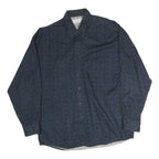 ANCHORBLUE Mens Blue Pattern Shirt M Cotton Long Sleeve Button Casual