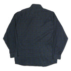ANCHORBLUE Mens Blue Pattern Shirt M Cotton Long Sleeve Button Casual