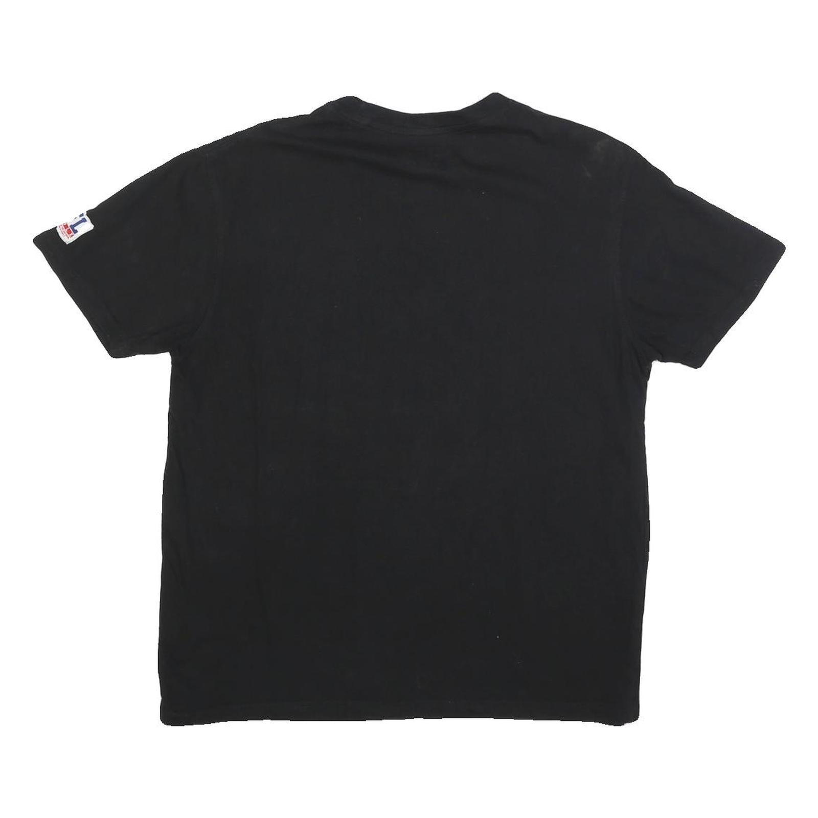 NFL Mens Black Los Angeles Chargers Graphic T-Shirt M Crew Neck Short Sleeve