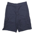 DICKIES Mens Navy Cargo Shorts L W34 Polyester Blend Workwear Casual
