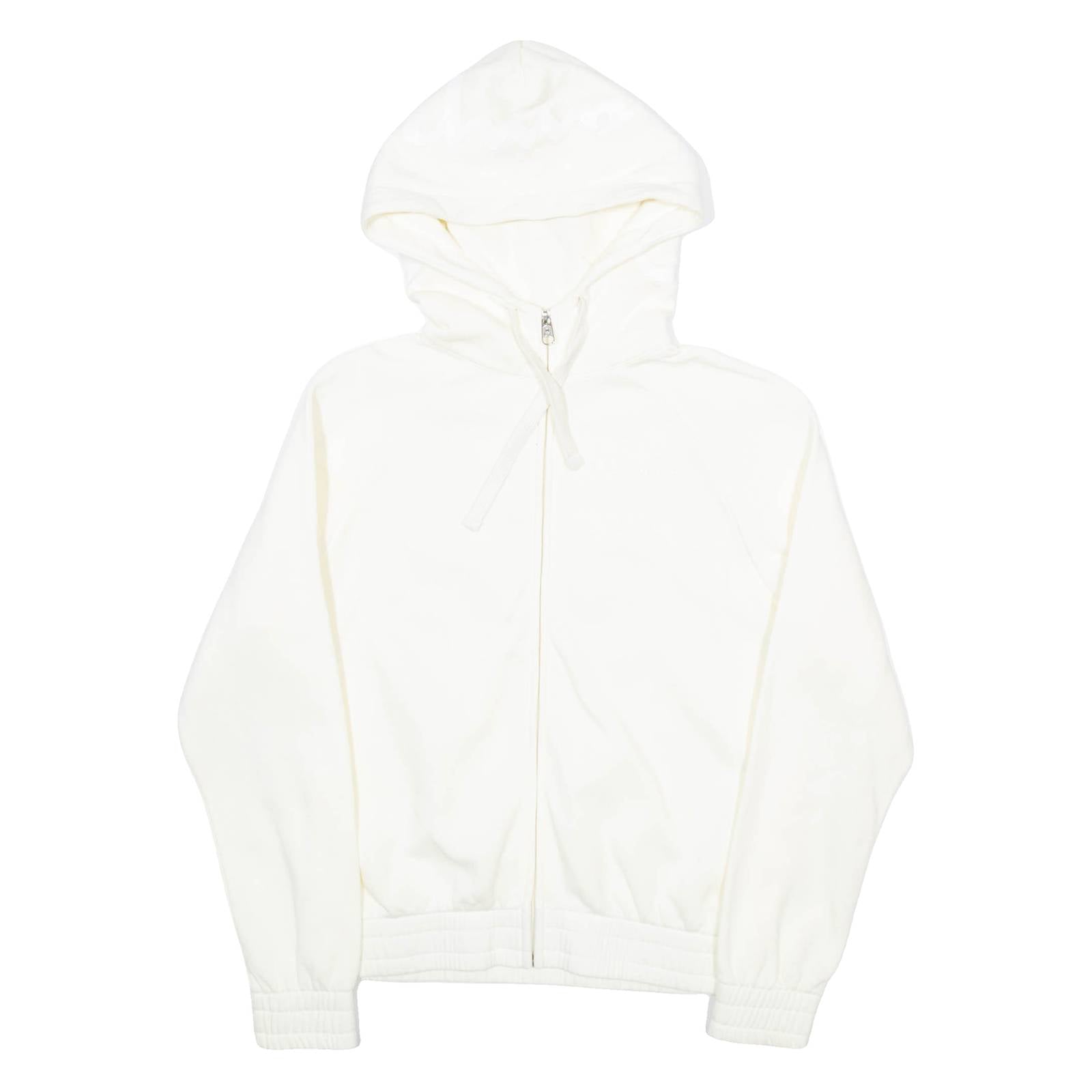 CHAMPION Mens Cream Hoodie Full Zip XS