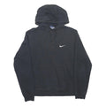 NIKE Mens Black Pullover Hoodie L Cotton Blend Casual Sportswear