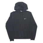 NIKE Mens Black Pullover Hoodie L Cotton Blend Casual Sportswear