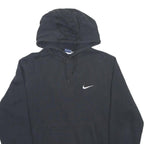 NIKE Mens Black Pullover Hoodie L Cotton Blend Casual Sportswear
