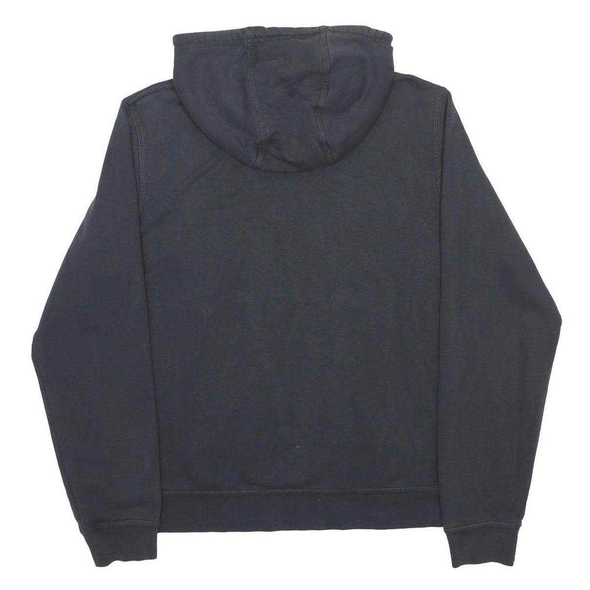 NIKE Mens Black Pullover Hoodie L Cotton Blend Casual Sportswear