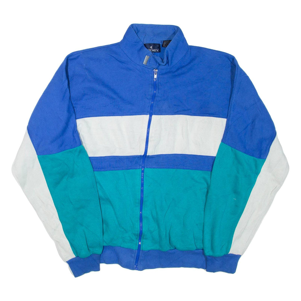 JOCKEY Mens Jacket Blue Colourblock L