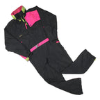 COLUMBIA Mens Black & Pink Polyester Blend Lined Dungarees M W38 L31 Outdoor