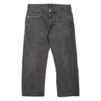 LEVI'S 505 Jeans Mens Grey Regular Straight W32 L23