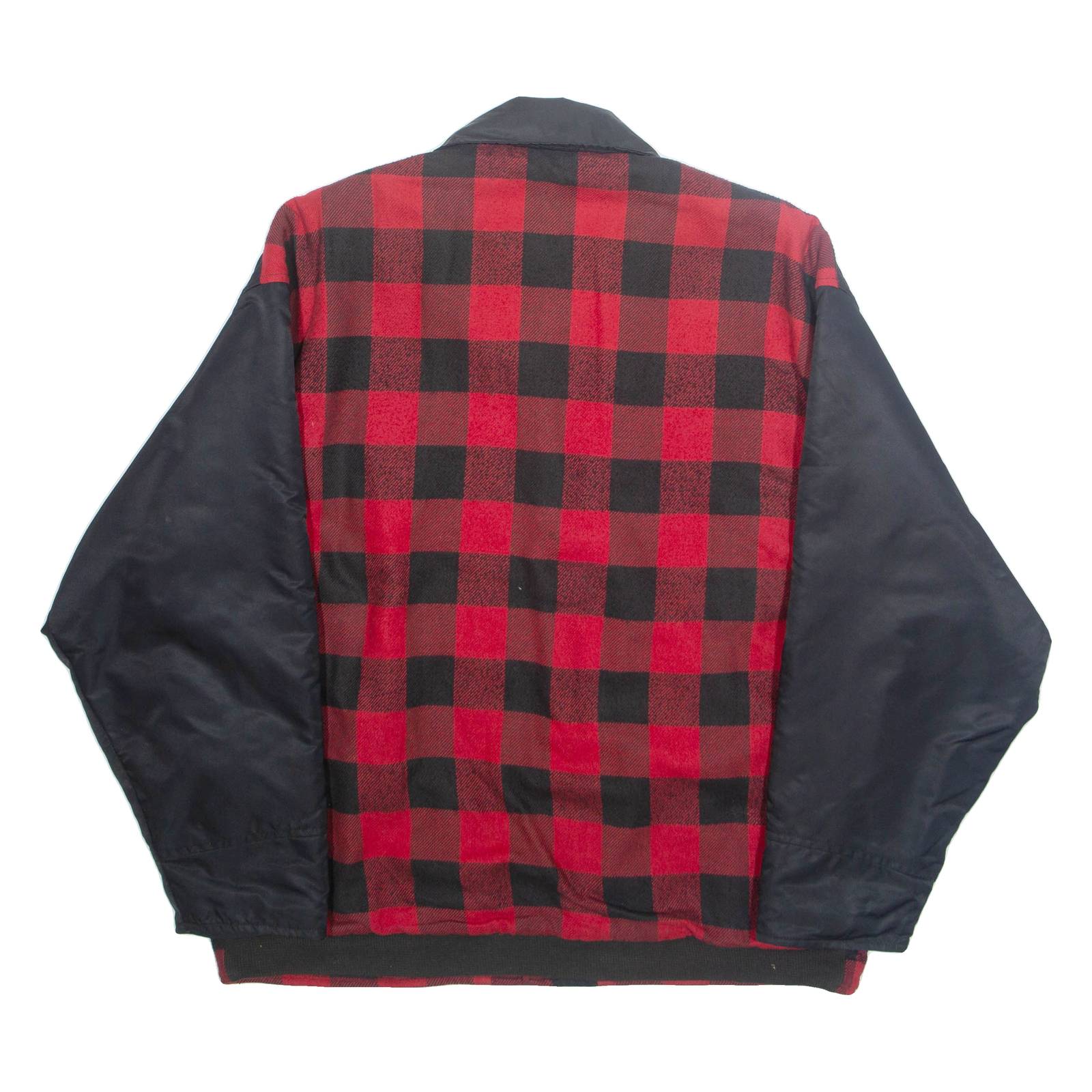 TROILER Mens Lumberjack Jacket Red Check S