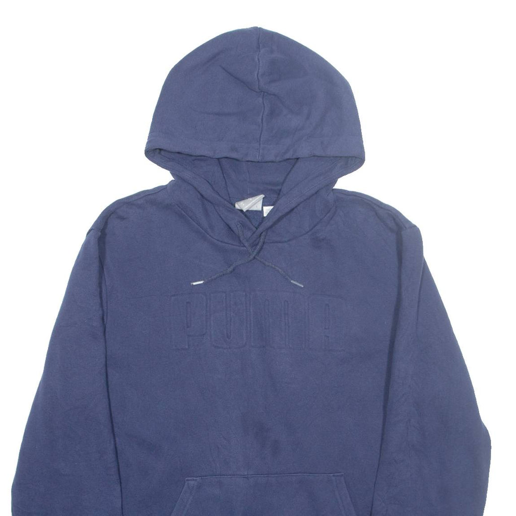 PUMA Mens Blue Hoodie M
