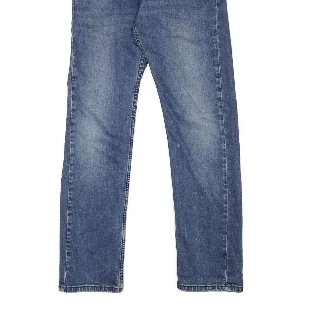 LEVI'S Mens Regular Blue Cotton Denim W26 L27 Zip Jeans Classic Straight