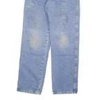 DICKIES Mens Regular Blue Denim Jeans W30 L30 Classic Zip Cotton Blend