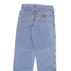 DICKIES Mens Regular Blue Denim Jeans W30 L30 Classic Zip Cotton Blend