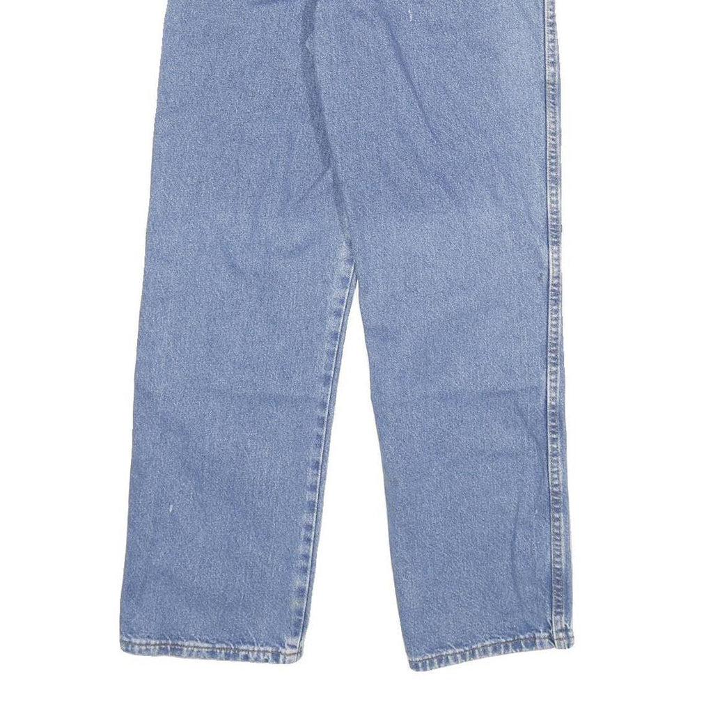 DICKIES Mens Regular Blue Denim Jeans W30 L30 Classic Zip Cotton Blend